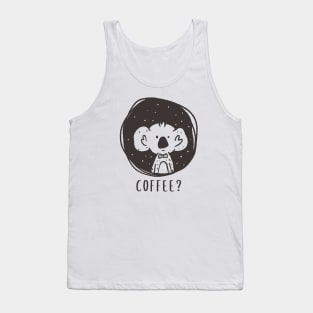 cute Koala want coffee Tank Top